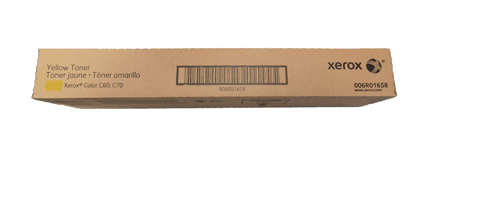 Genuine Xerox Yellow Toner Cartridge | OEM 006R01658 | Xerox C60, C70