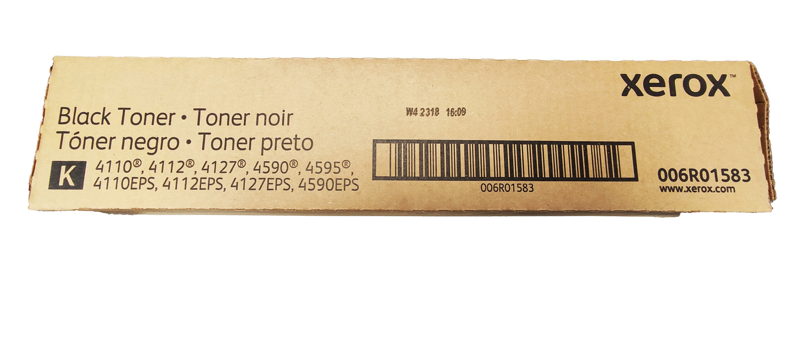 Genuine Xerox Black Toner Cartridge | OEM 006R01583 | Xerox Cartridge 4110 4112 4127 4590 4595