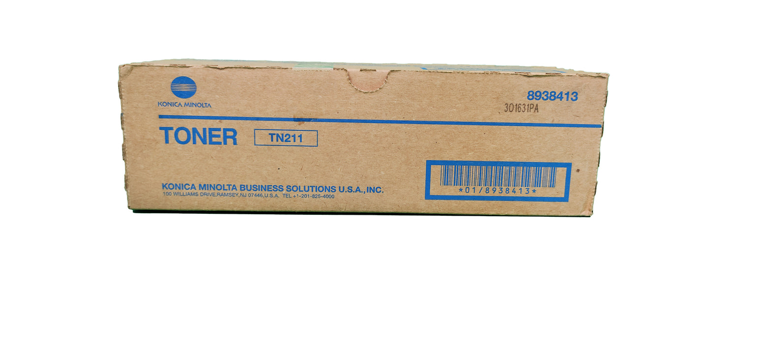 Genuine Konica Minolta Black Copier Toner Cartridge | 8938-413 | TN-211 | Bizhub 200, 222, 250, 282
