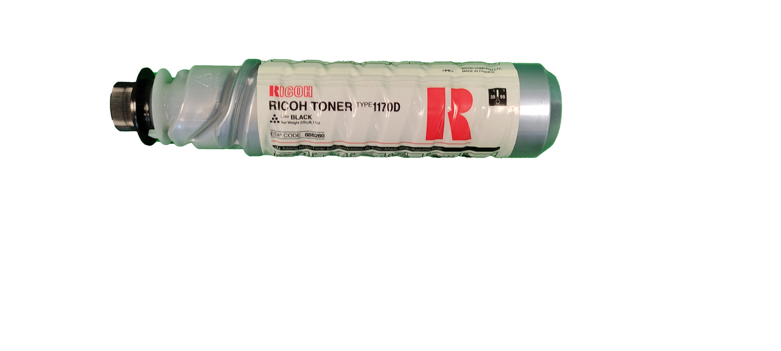 Genuine Ricoh Black Toner Cartridge | 888260 | Type 1170D