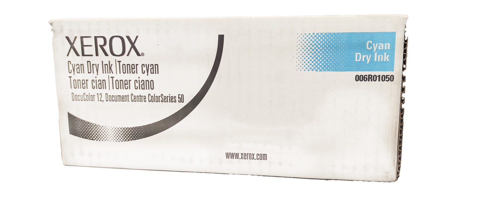 Genuine Xerox Cyan Dry Ink Toner Cartridge | OEM 006R01050 | DocuColor 12 | Document Centre Color Series 50