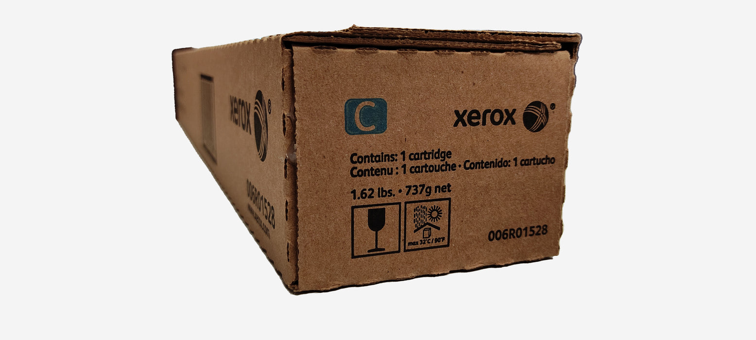 Genuine Xerox Cyan Toner Cartridge | OEM 006R01528 | Xerox Color 550, 560, 570