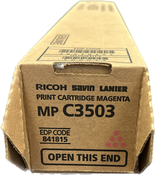 Genuine Ricoh Magenta Toner Cartridge | 841815 | MP C3503