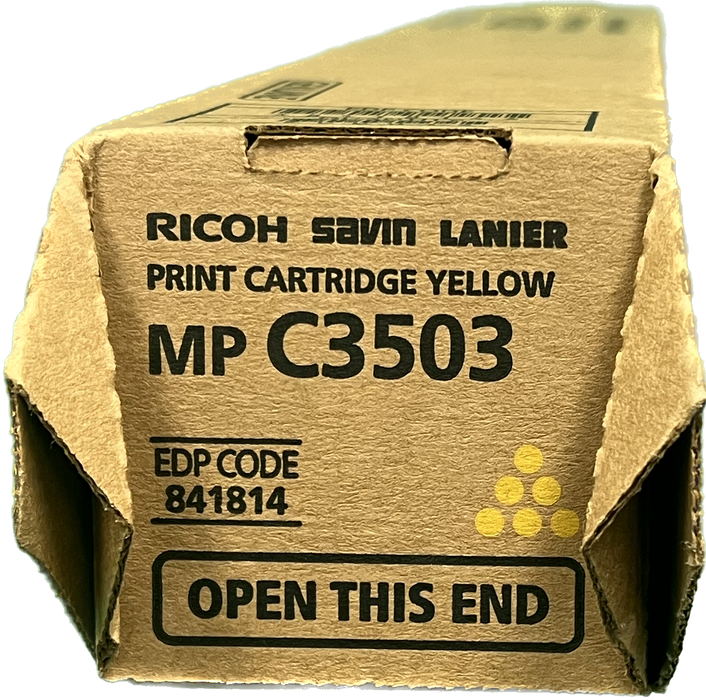 Genuine Ricoh Yellow Toner Cartridge | 841814 | MP C3503