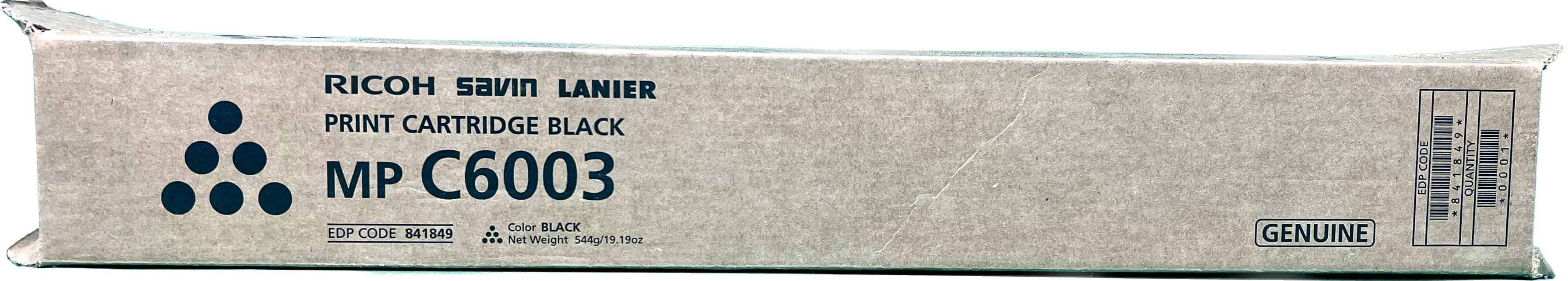 Genuine Ricoh Black Toner Cartridge | 841849 | MP C6003