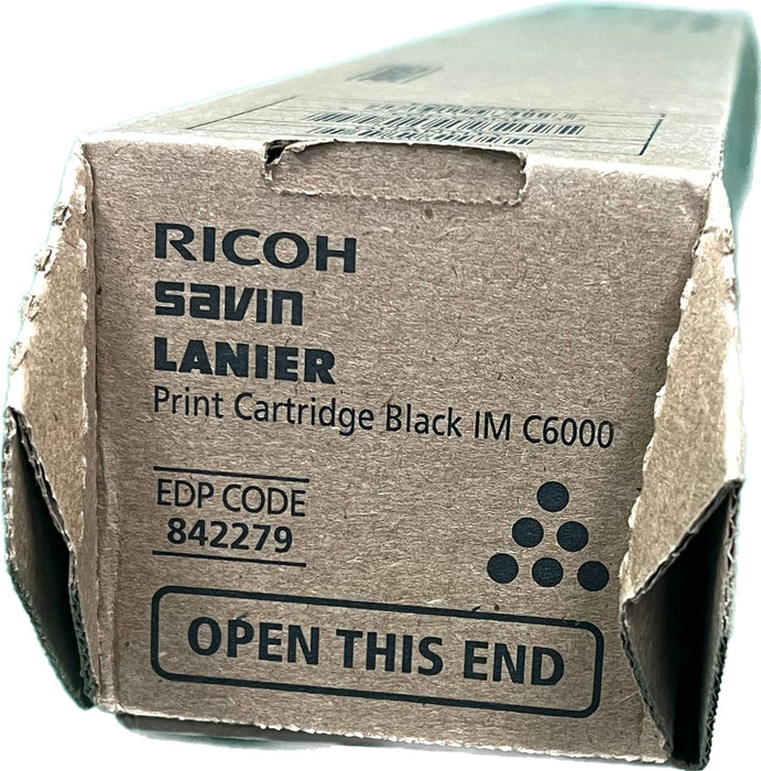 Genuine Ricoh Black Toner Cartridge | 842279 | IM C6000