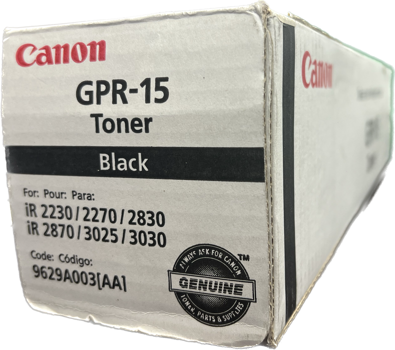 Genuine Canon Black Toner Cartridge | 9629A003 | GPR-15K