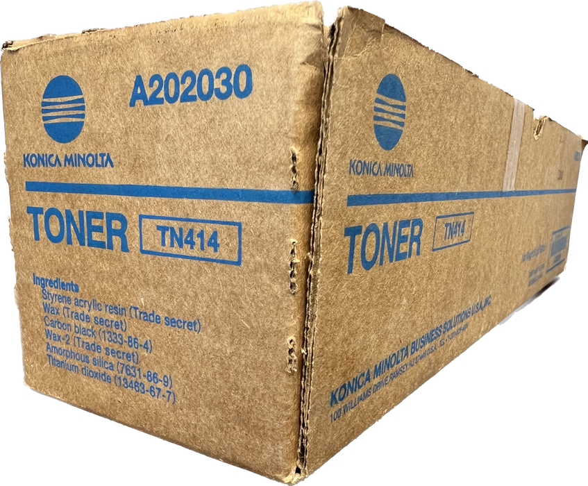 Genuine Konica Minolta Black Toner Cartridge | TN-414 | A202030