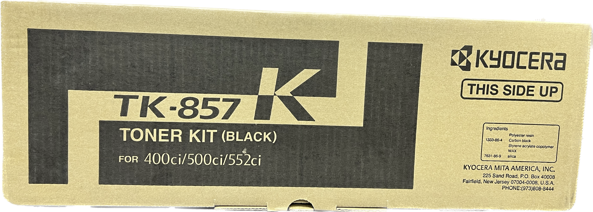 Genuine Kyocera Black Toner Cartridge | 1T02H70US0 | TK-857K