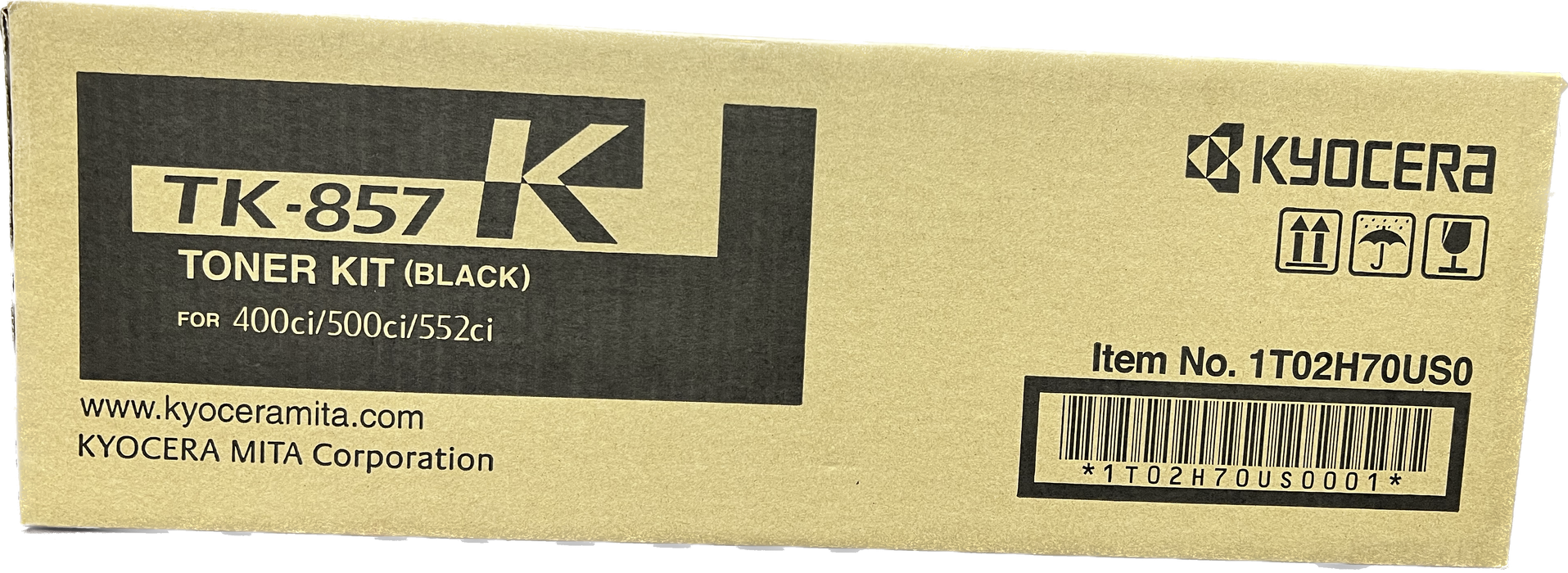 Genuine Kyocera Black Toner Cartridge | 1T02H70US0 | TK-857K