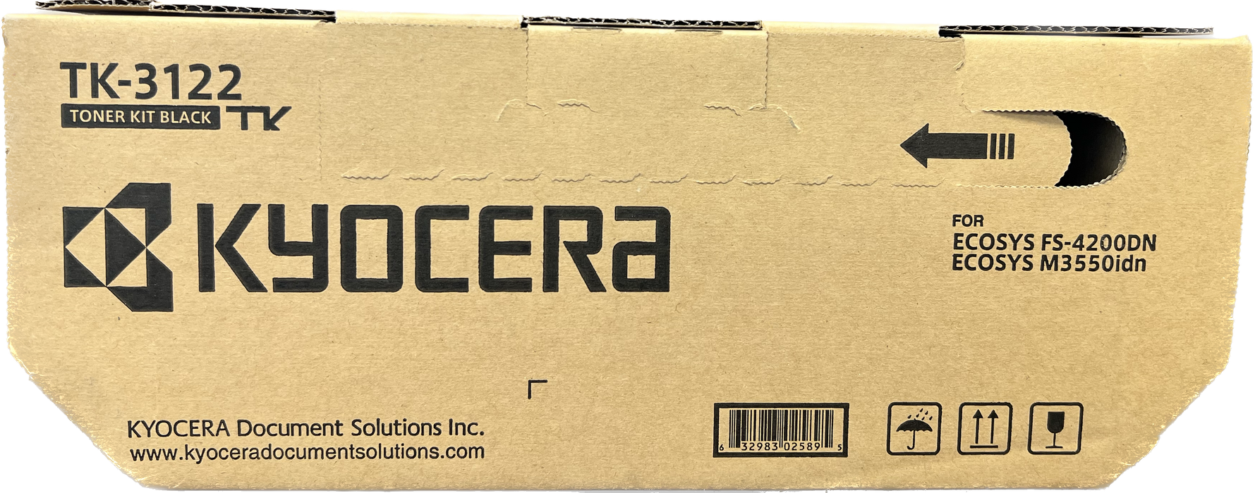 Genuine Kyocera Black Toner Cartridge | 1T02L10US0 | TK-3122