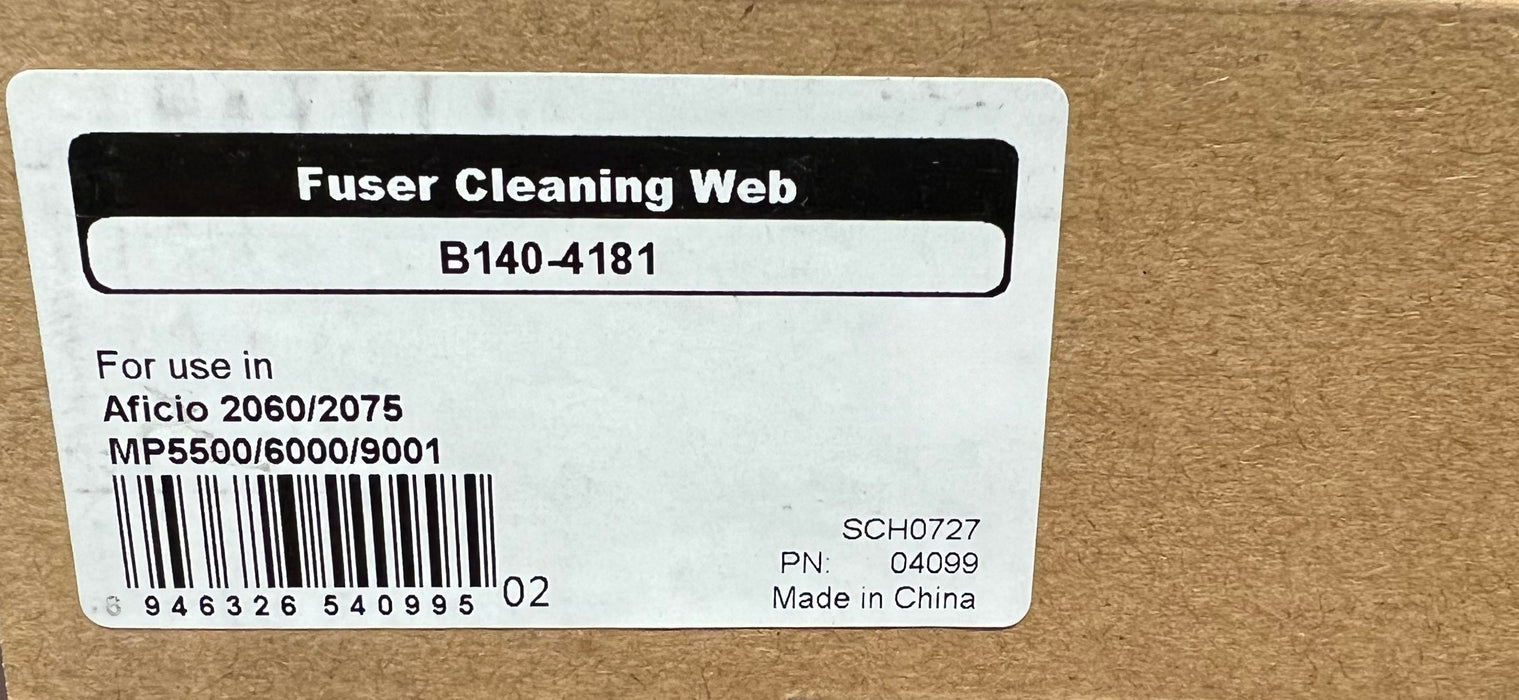 Genuine Ricoh Fuser Web Supply Roller | B140-4181