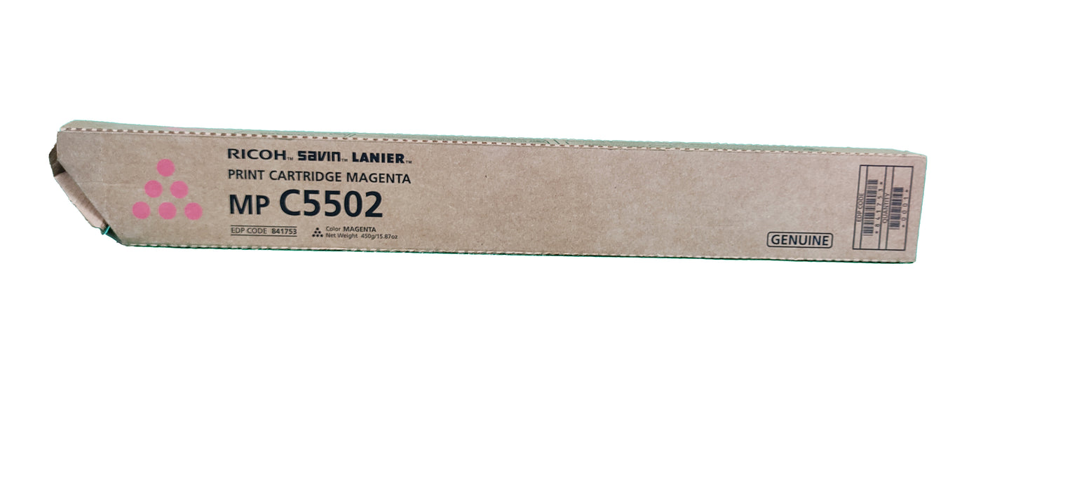 Genuine Ricoh Magenta Toner Cartridge | 841753 | MP C5502