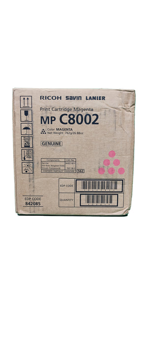 Genuine Ricoh Magenta Toner Cartridge | 842085 | MP C8002/C6502