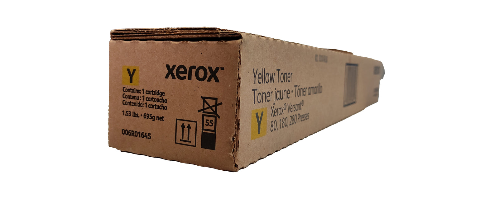 Genuine Xerox Yellow Toner Cartridge | OEM 006R01645 | Xerox Versant 80, 180, 280 Presses