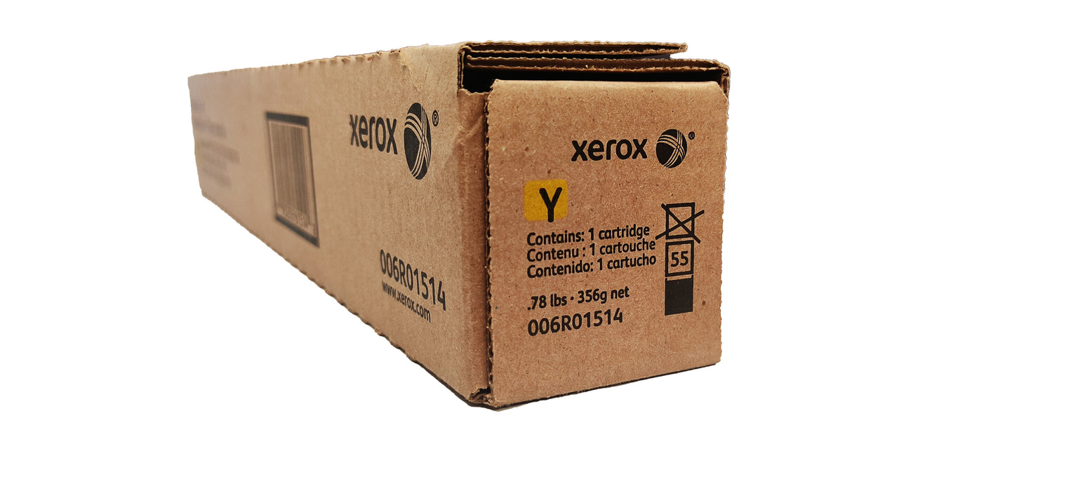 Genuine Xerox Yellow Toner Cartridge | OEM 006R01514 | Xerox WorkCentre Series 7525-7970